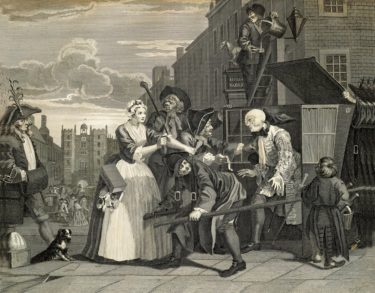 Scènes de rue à Londres - William Hogarth