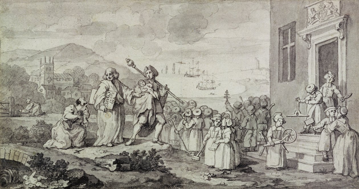 Étude pour les enfants trouvés - William Hogarth