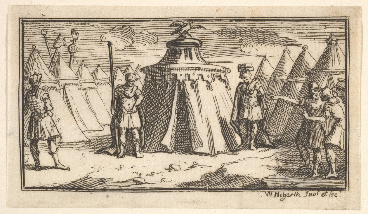Retrait de la ceinture militaire John Beaver, Punitions militaires romaines - William Hogarth