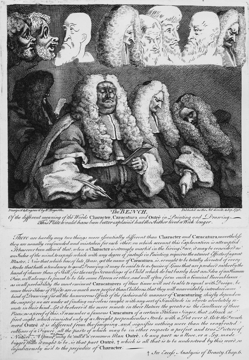 Le Banc, 1758 - William Hogarth