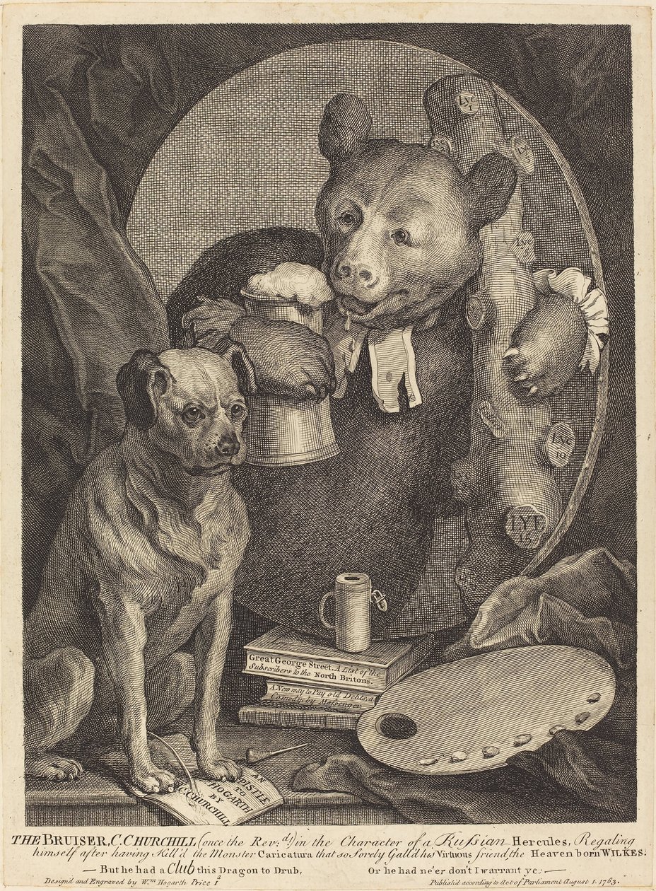 Le boxeur - William Hogarth
