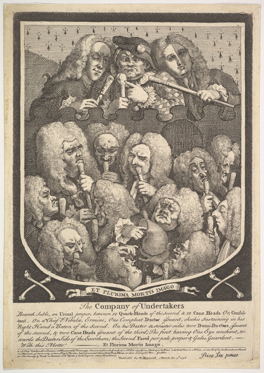 La compagnie des entrepreneurs, 3 mars 1736 - William Hogarth