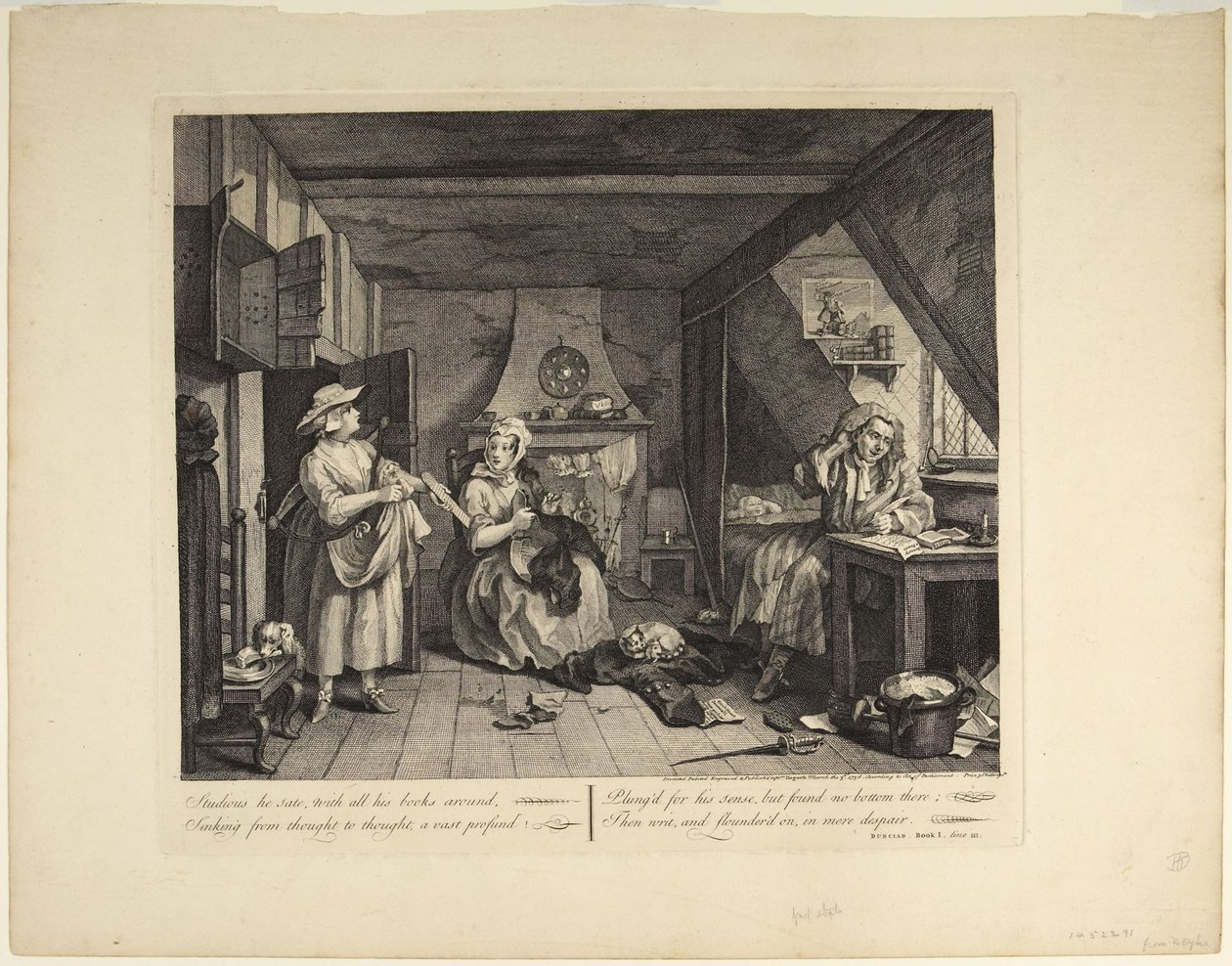 Le poète affligé - William Hogarth