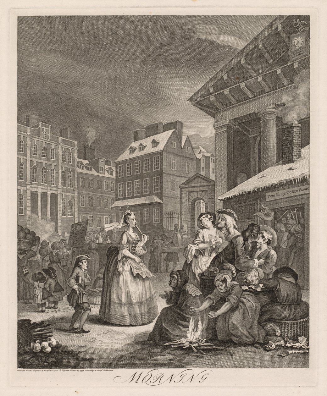 Les Quatre Moments de la Journée: Matin - William Hogarth