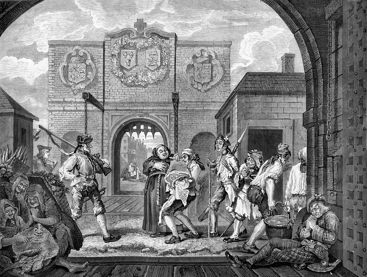 Les portes de Calais par William Hogarth - William Hogarth