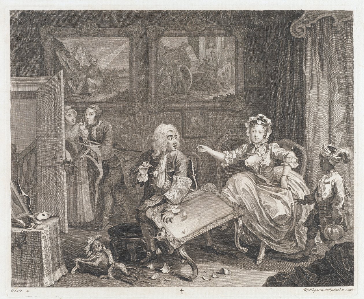 La prostituée trouve un protecteur - William Hogarth