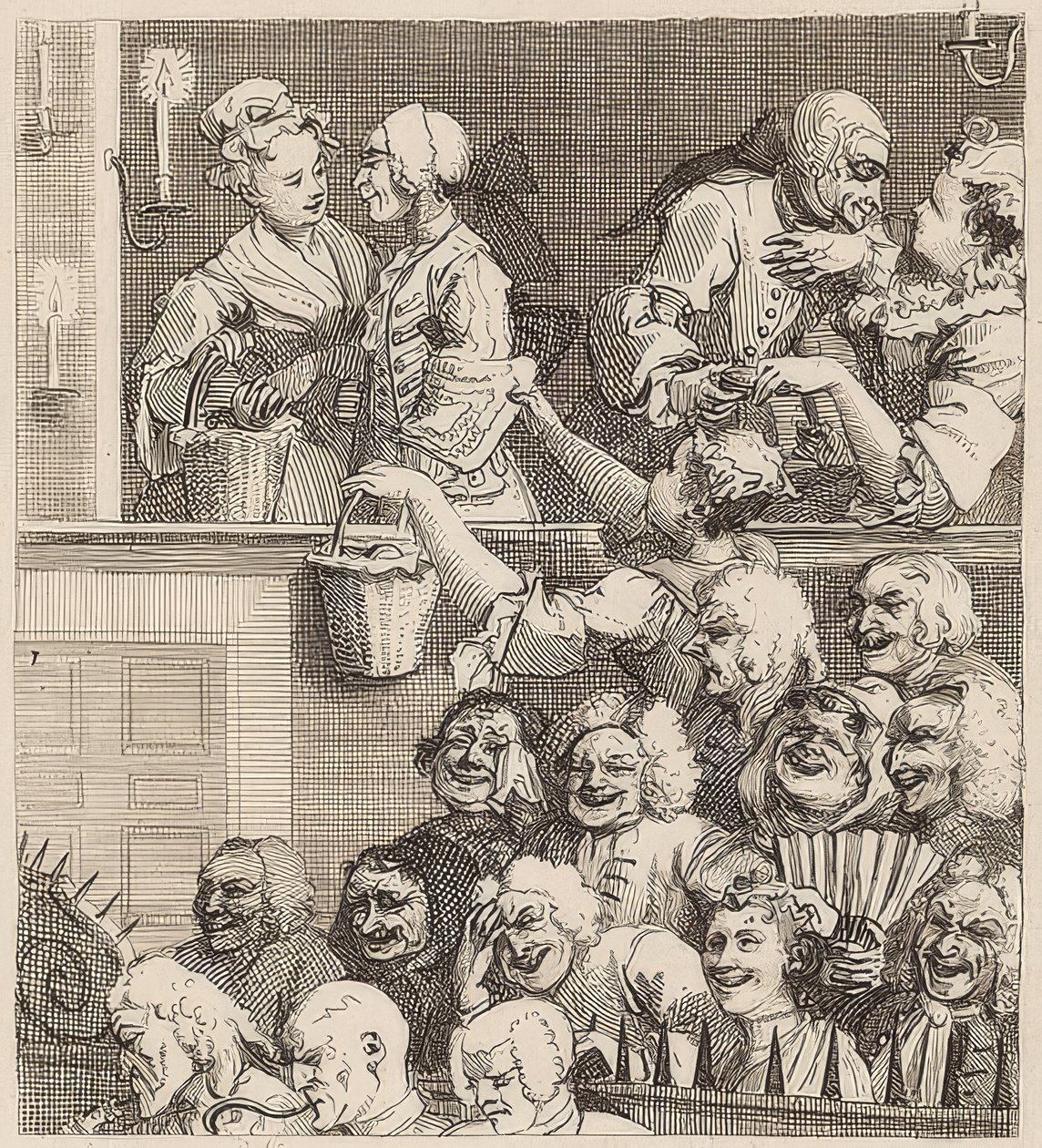 Le Public rieur - William Hogarth