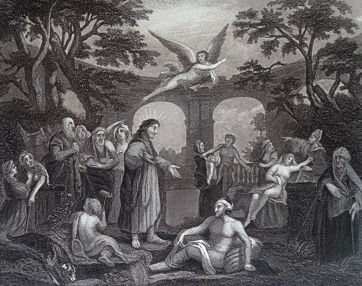La piscine de Bethesda - William Hogarth