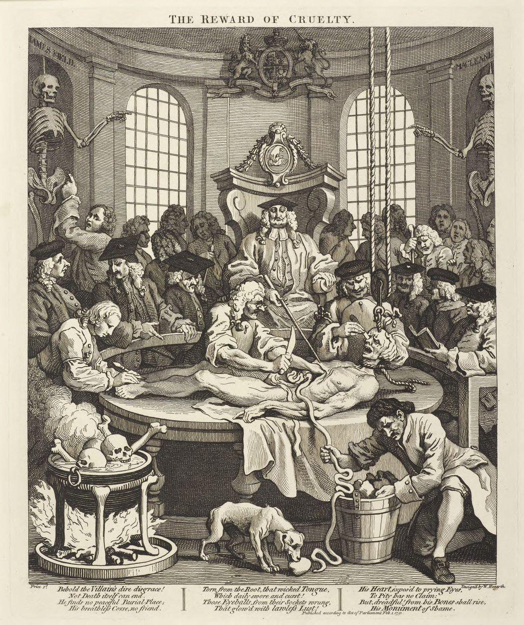 La récompense de la cruauté - William Hogarth