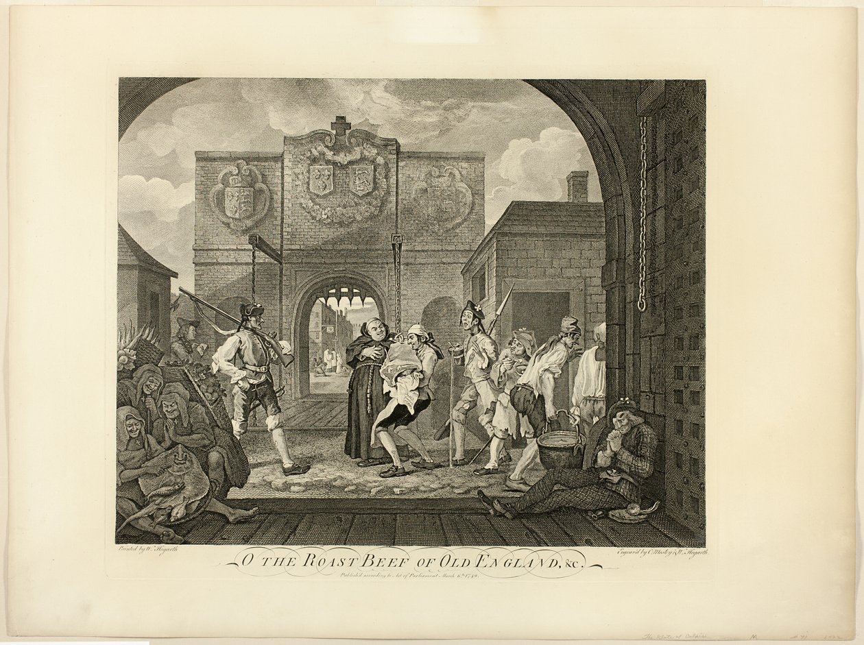 Le rôti de bœuf de la vieille Angleterre - William Hogarth