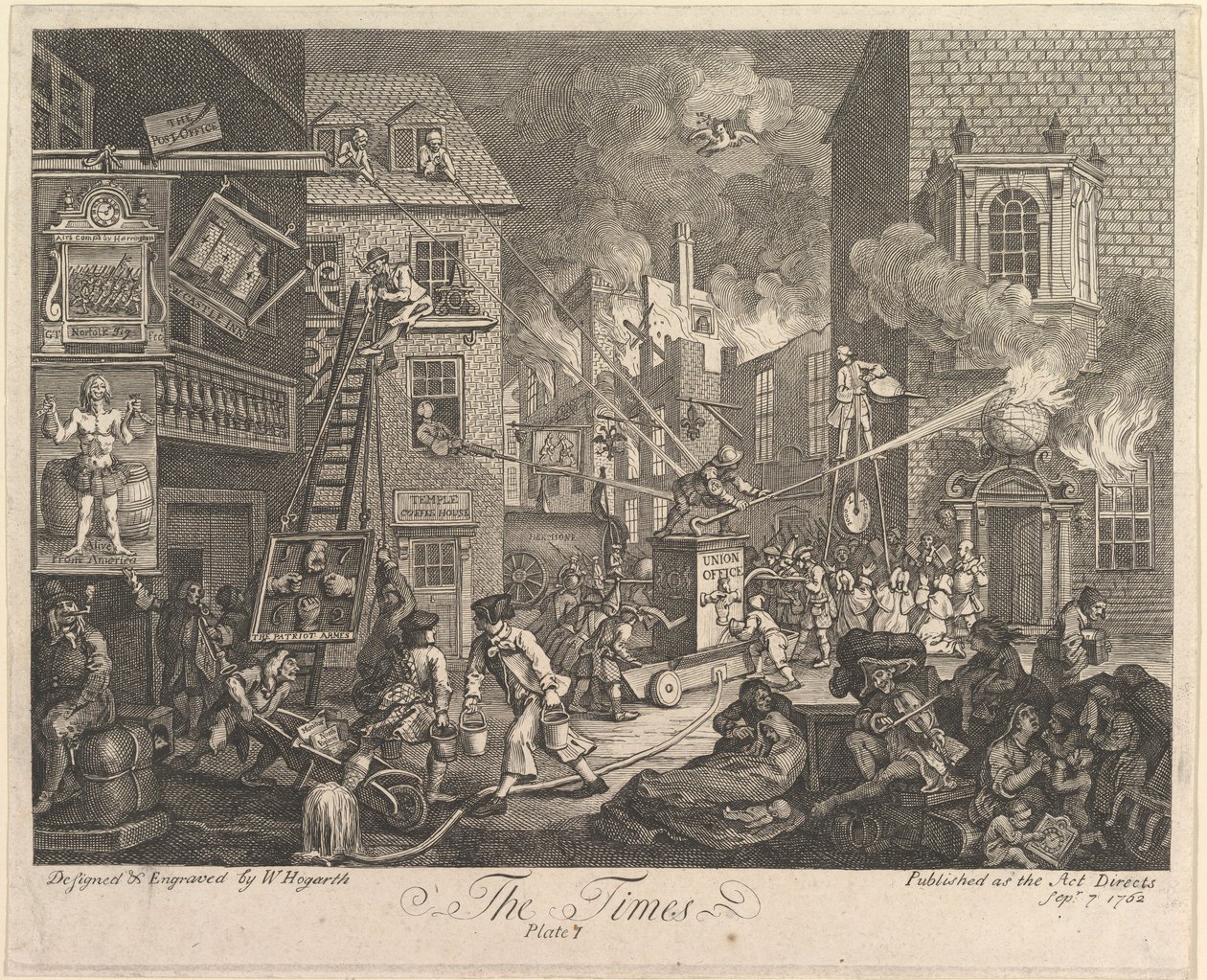 The Times, planche 1 - William Hogarth