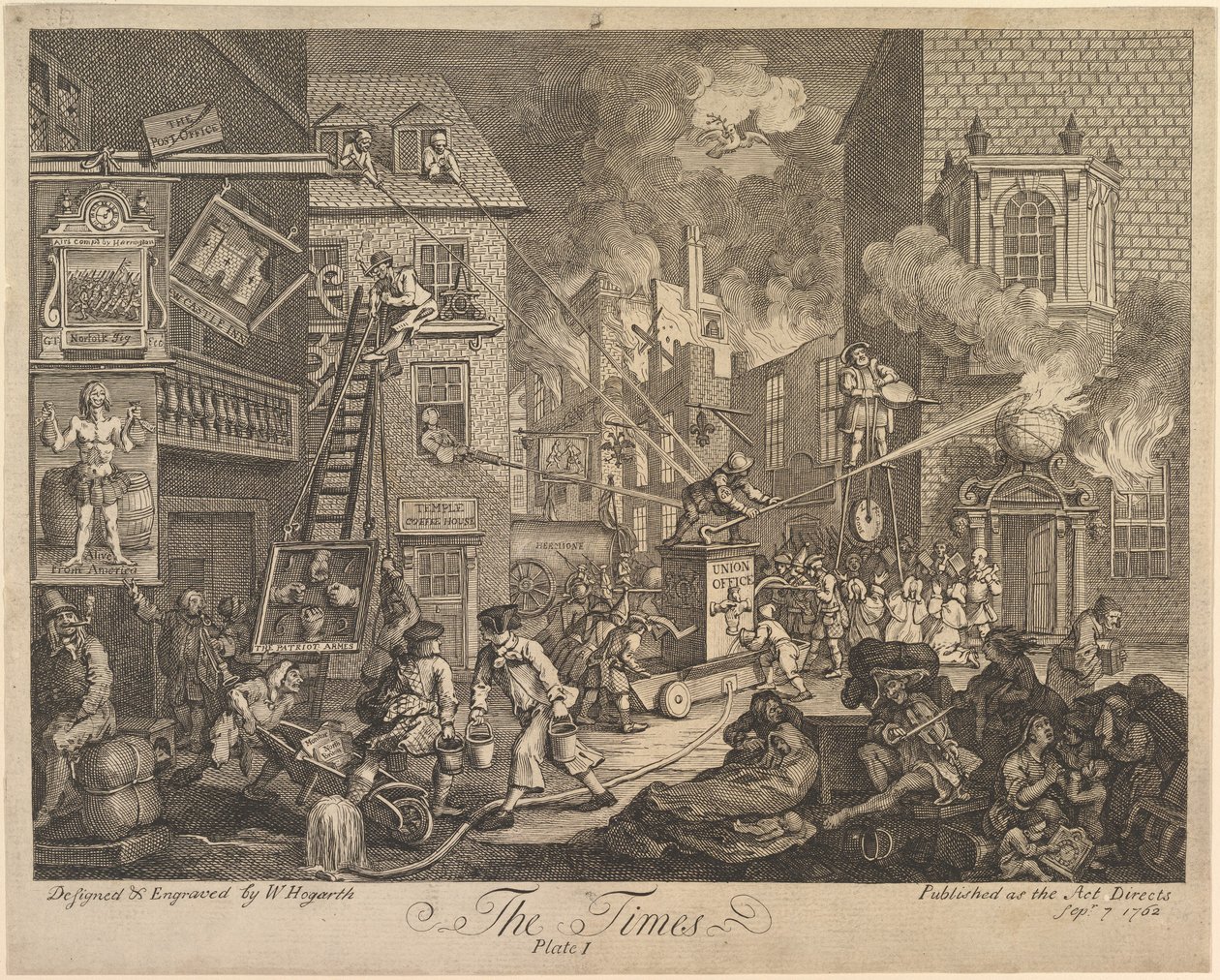 The Times, planche 1 - William Hogarth