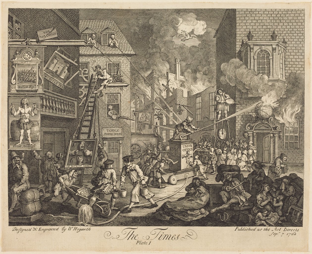 The Times, p. 1 - William Hogarth