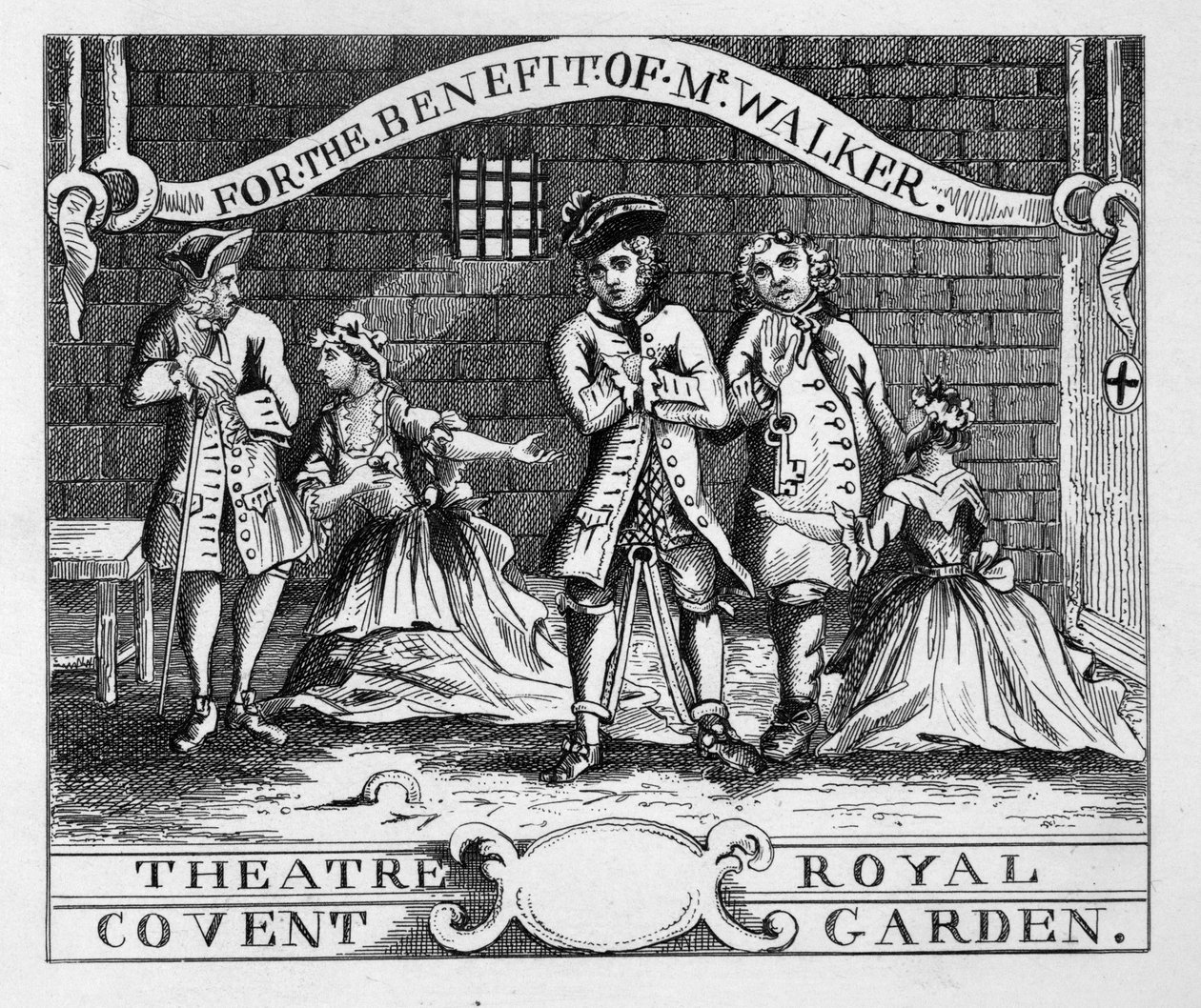 Théâtre Royal, Covent Garden - William Hogarth