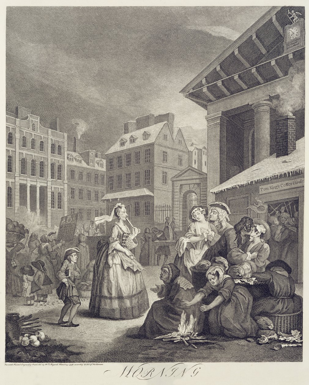 Les moments de la journée : Matin - William Hogarth
