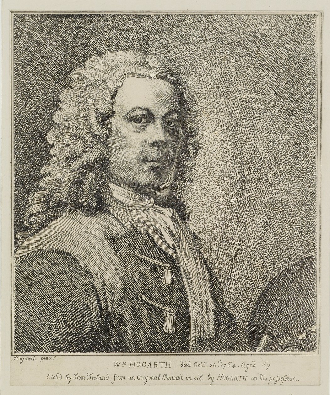 William Hogarth, gravé par Samuel Ireland, vers 1786 - William Hogarth