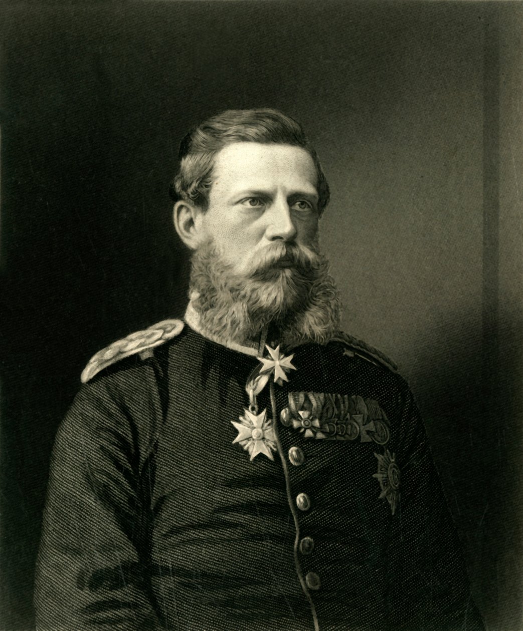 Prince héritier de Prusse, c1872 - William Holl