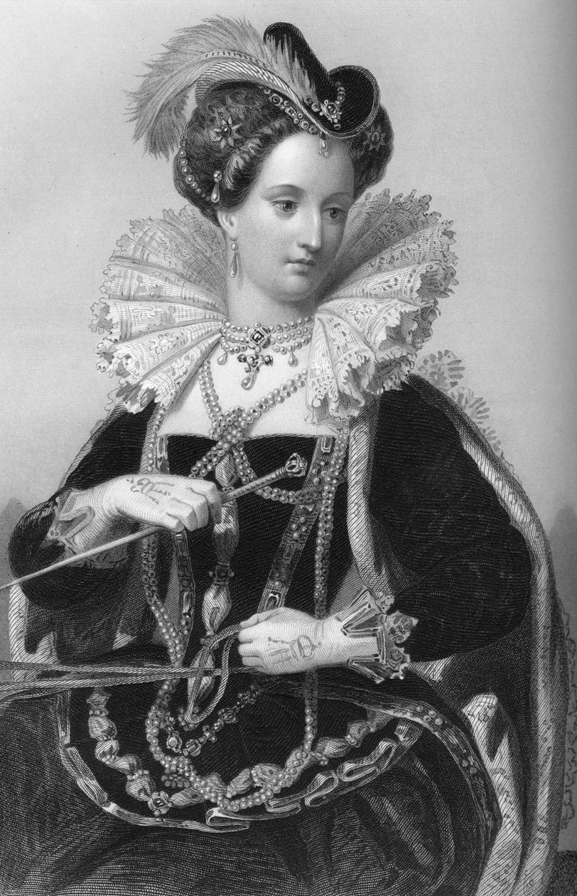 Reine Élisabeth I 1533-1603 au Fort de Tilbury, 1851 - William Holl