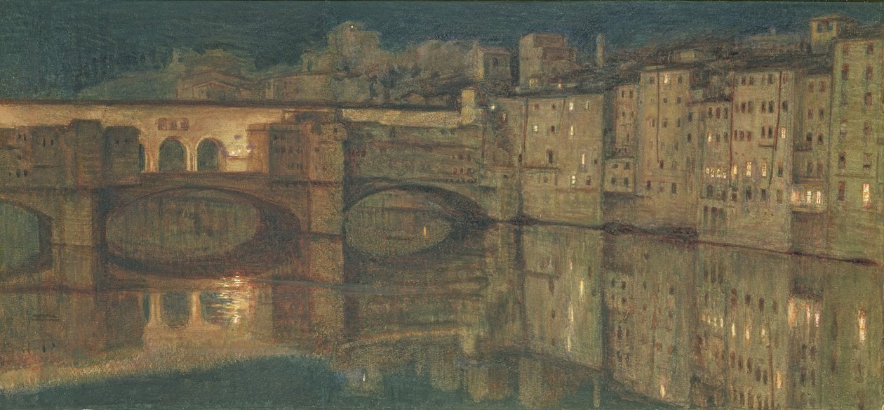 Ponte Vecchio, Florence - William Holman Hunt