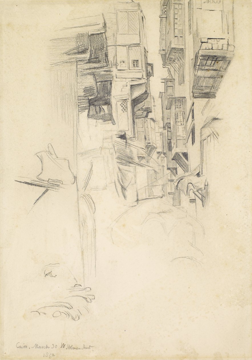 Scène de rue, Le Caire - William Holman Hunt