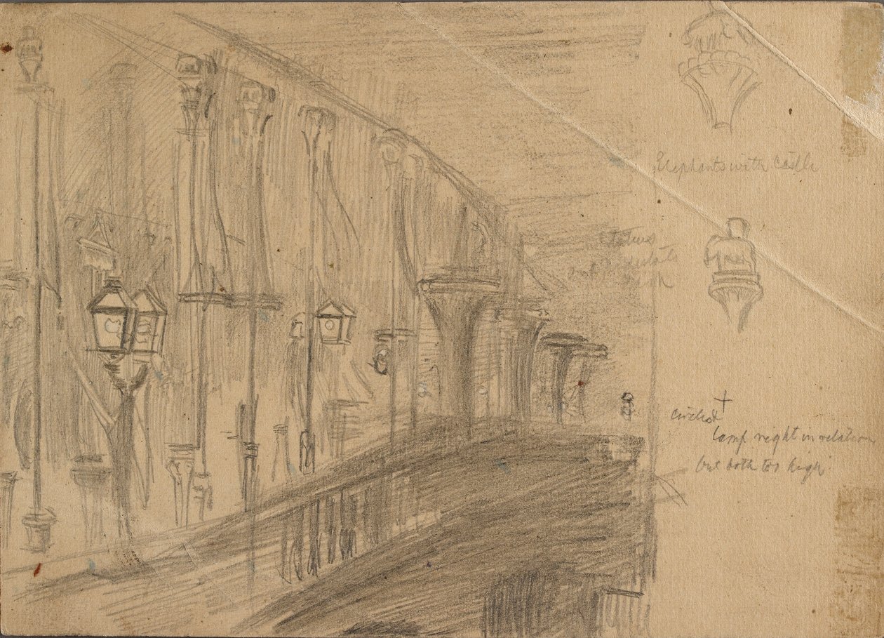 Étude du London Bridge, 1863 - William Holman Hunt