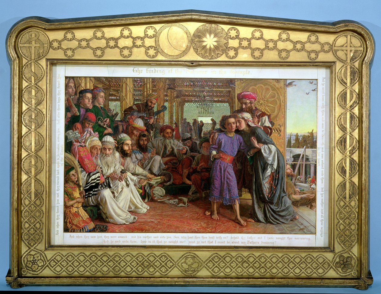 La découverte du Sauveur dans le temple, 1855 - William Holman Hunt