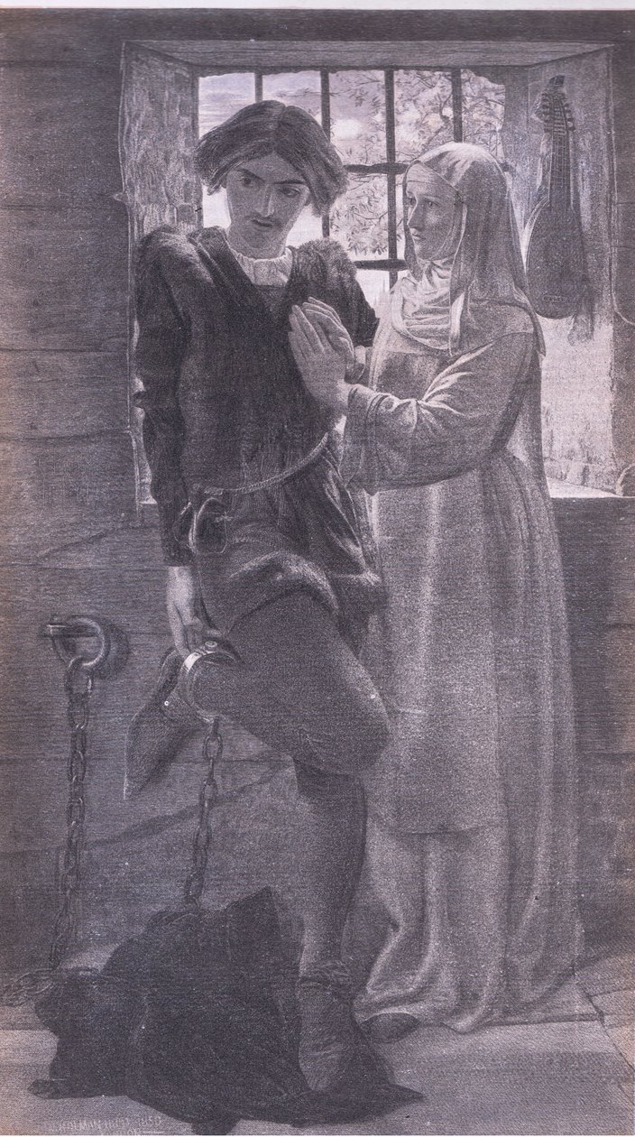 Claudio et Isabella, Bibbys Annual, 1916-1917 - William Holman after Hunt