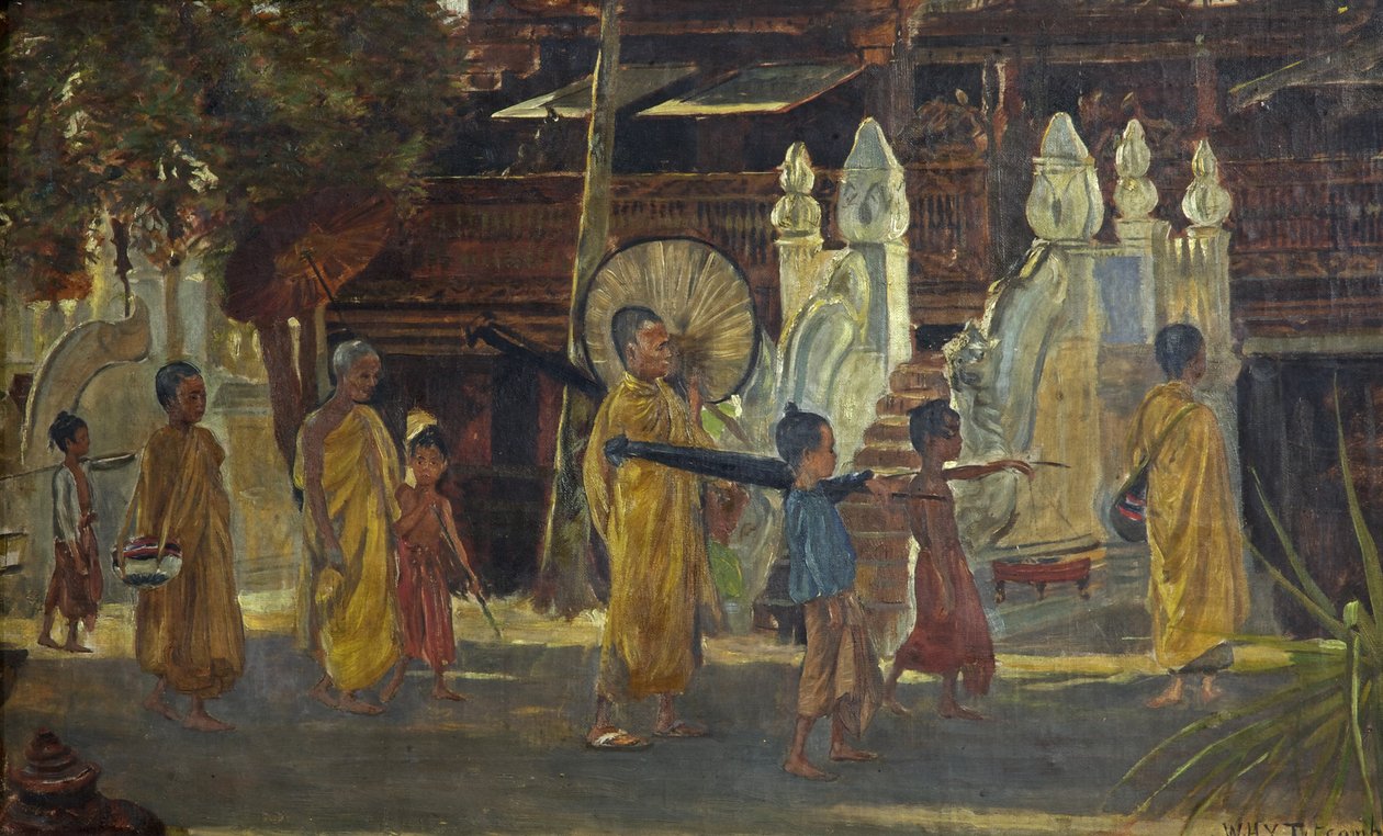 Une procession en Birmanie - William Holt Yates Titcomb