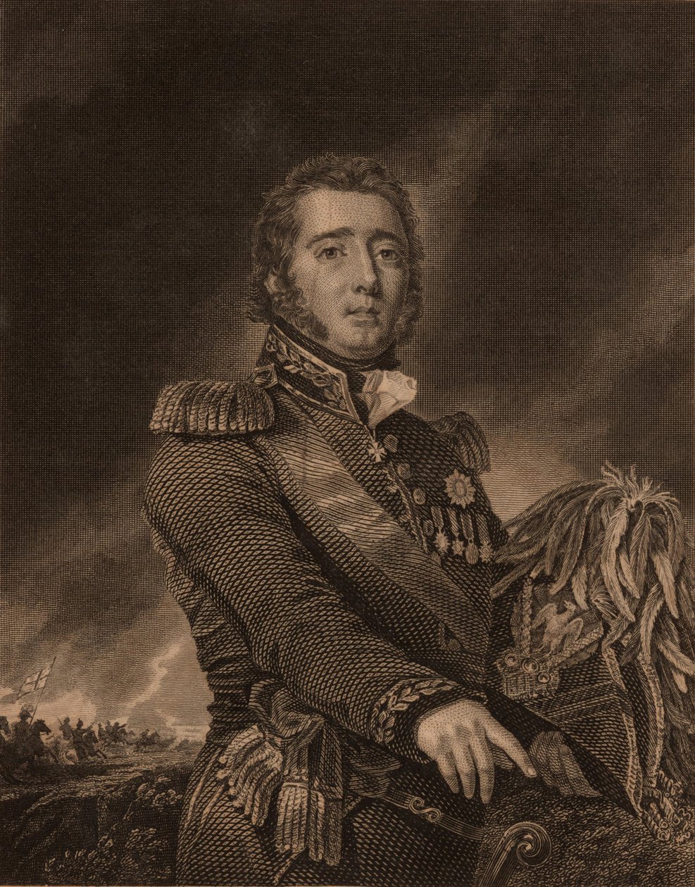Portrait de Gregor MacGregor 1786-1845, 1822 - William Home Lizars