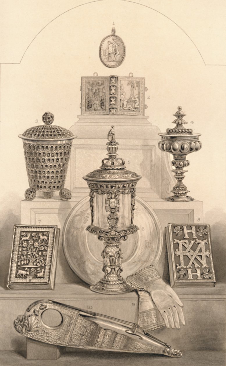 Reliques associées à la reine Élisabeth, 1886 - William Home Lizars