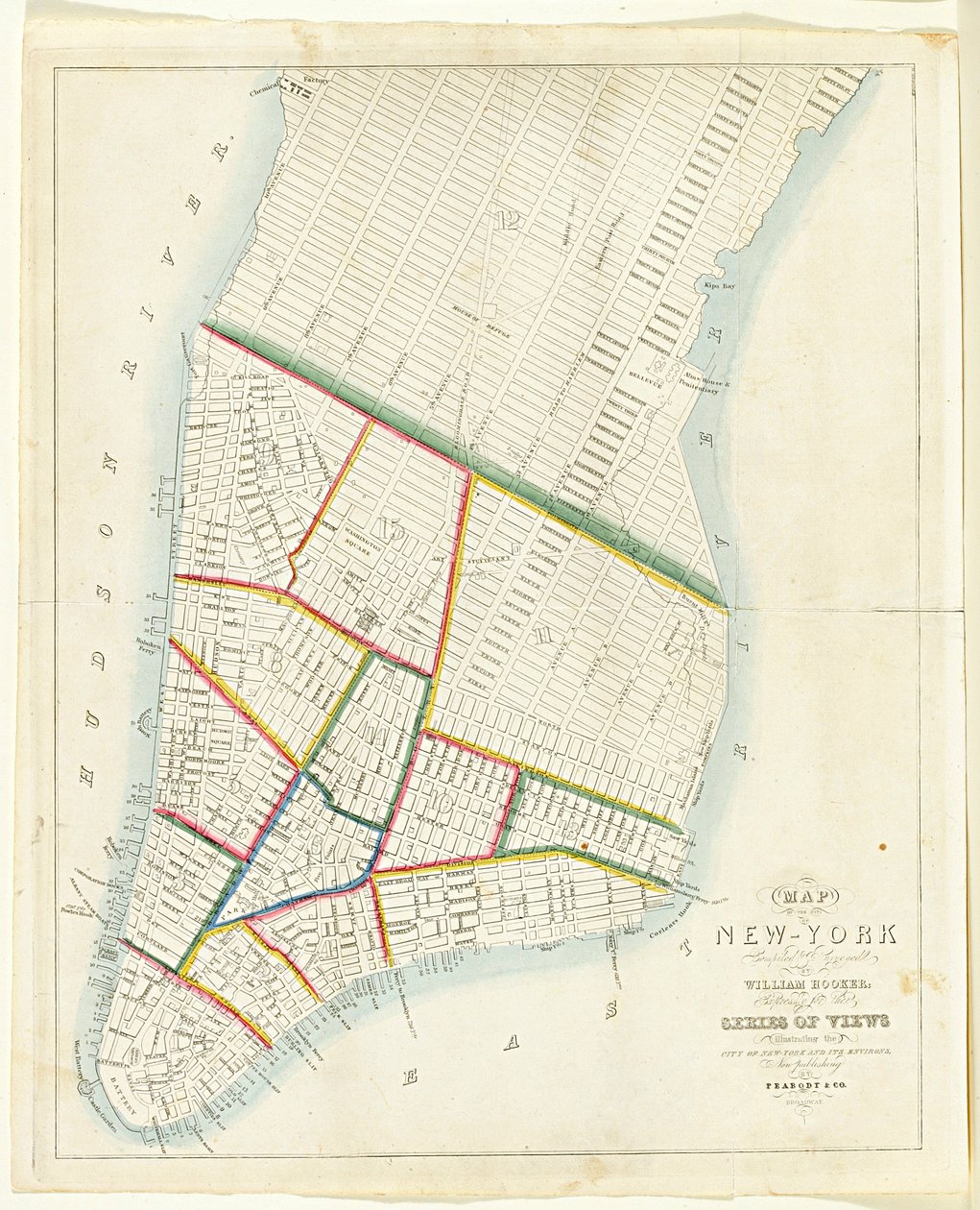 Carte de la ville de New York [jusqu