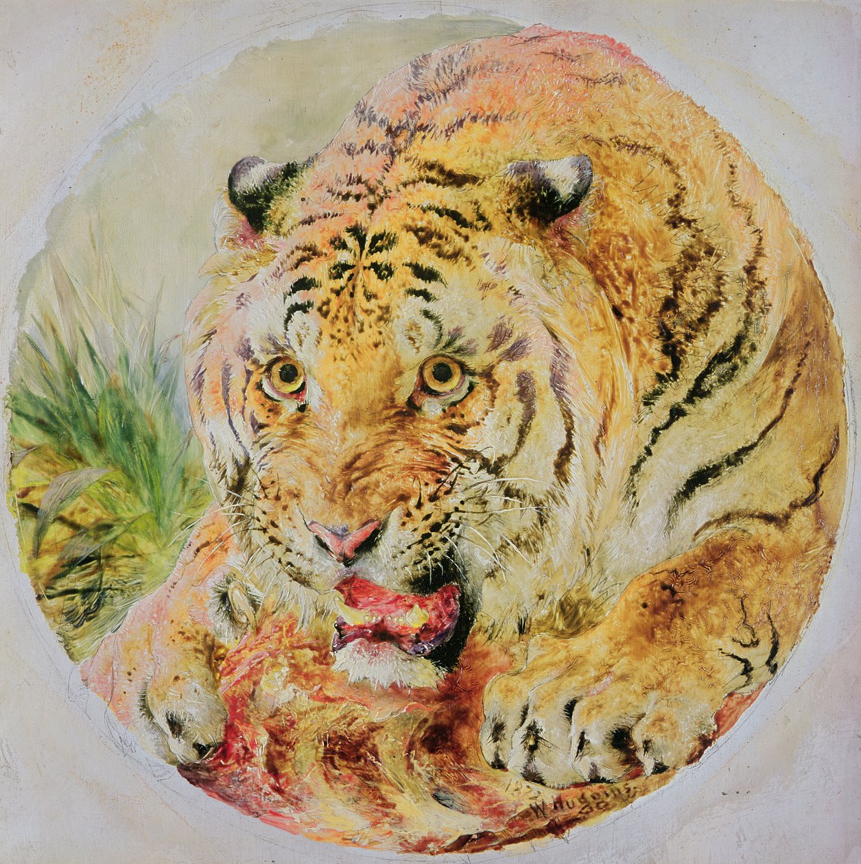 Tête de tigre - William Huggins