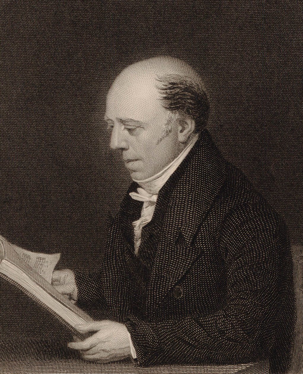 Portrait de Vincent Novello 1781-1861, 1830 - William Humphrys