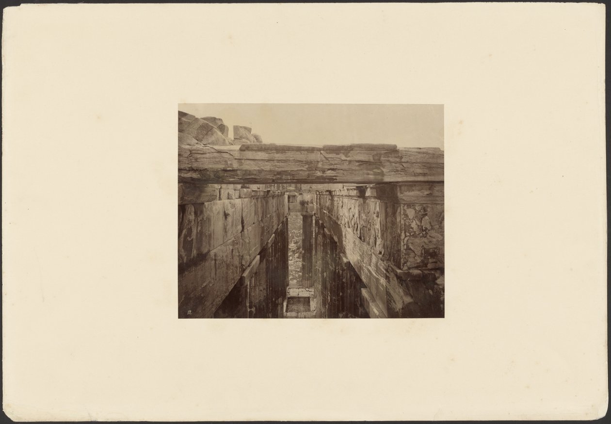 Portique occidental du Parthénon - William J. Stillman
