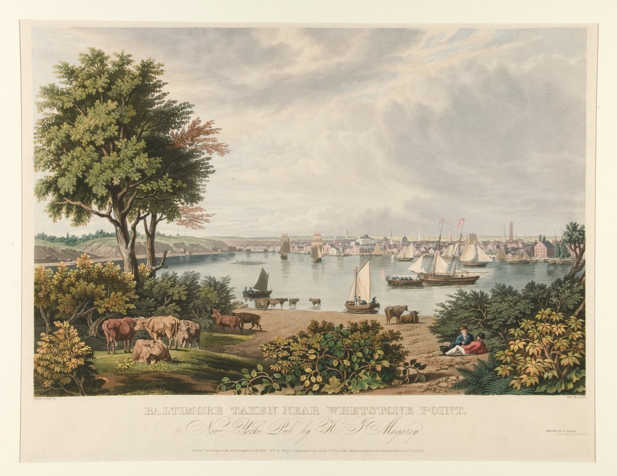 Baltimore, photographiée près de Whetstone Point - William James Bennett