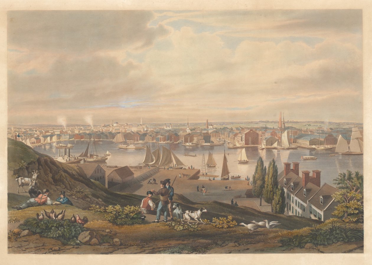 Baltimore vu de Federal Hill - William James Bennett