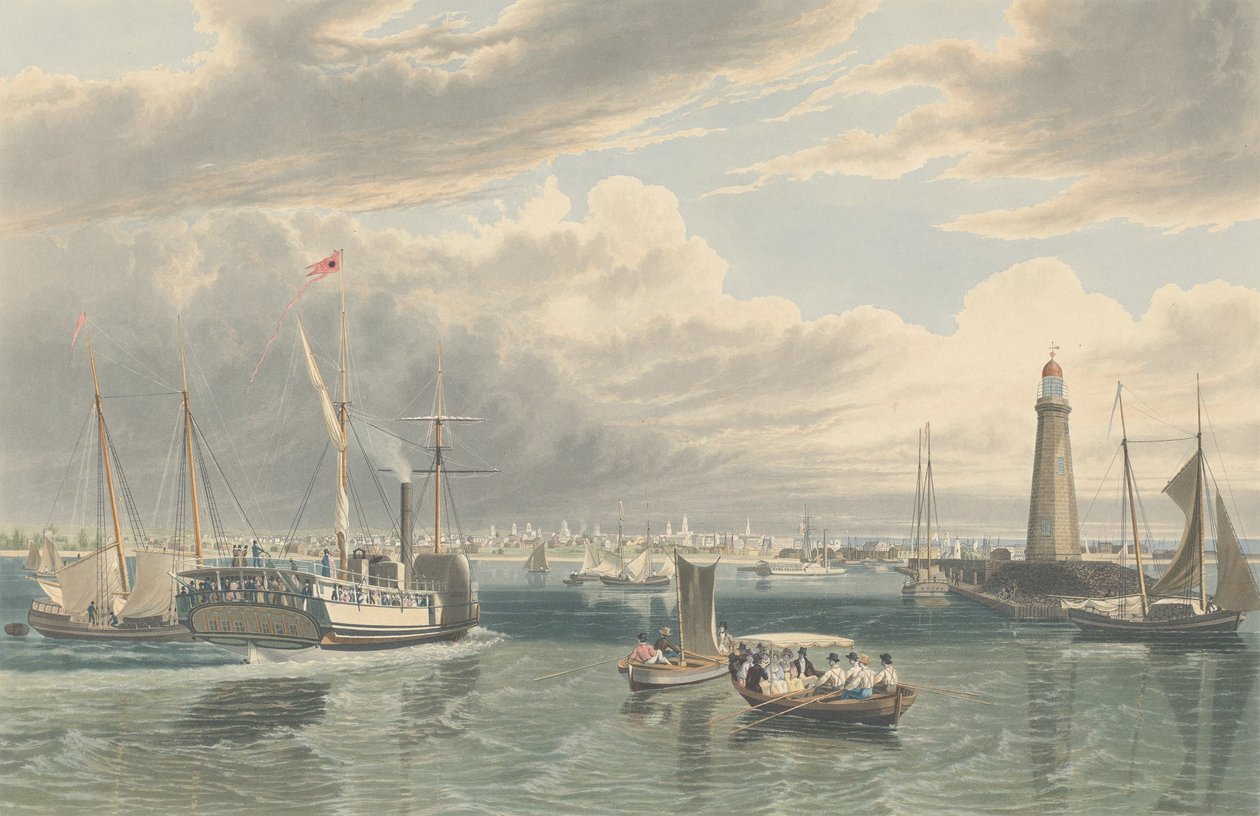 Buffalo, depuis le Lac Érié - William James Bennett