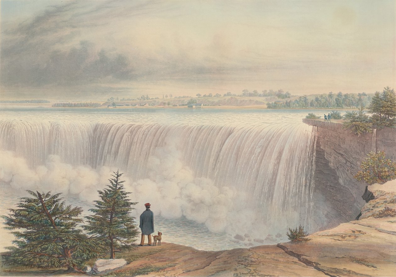 Chutes du Niagara depuis Table Rock - William James Bennett