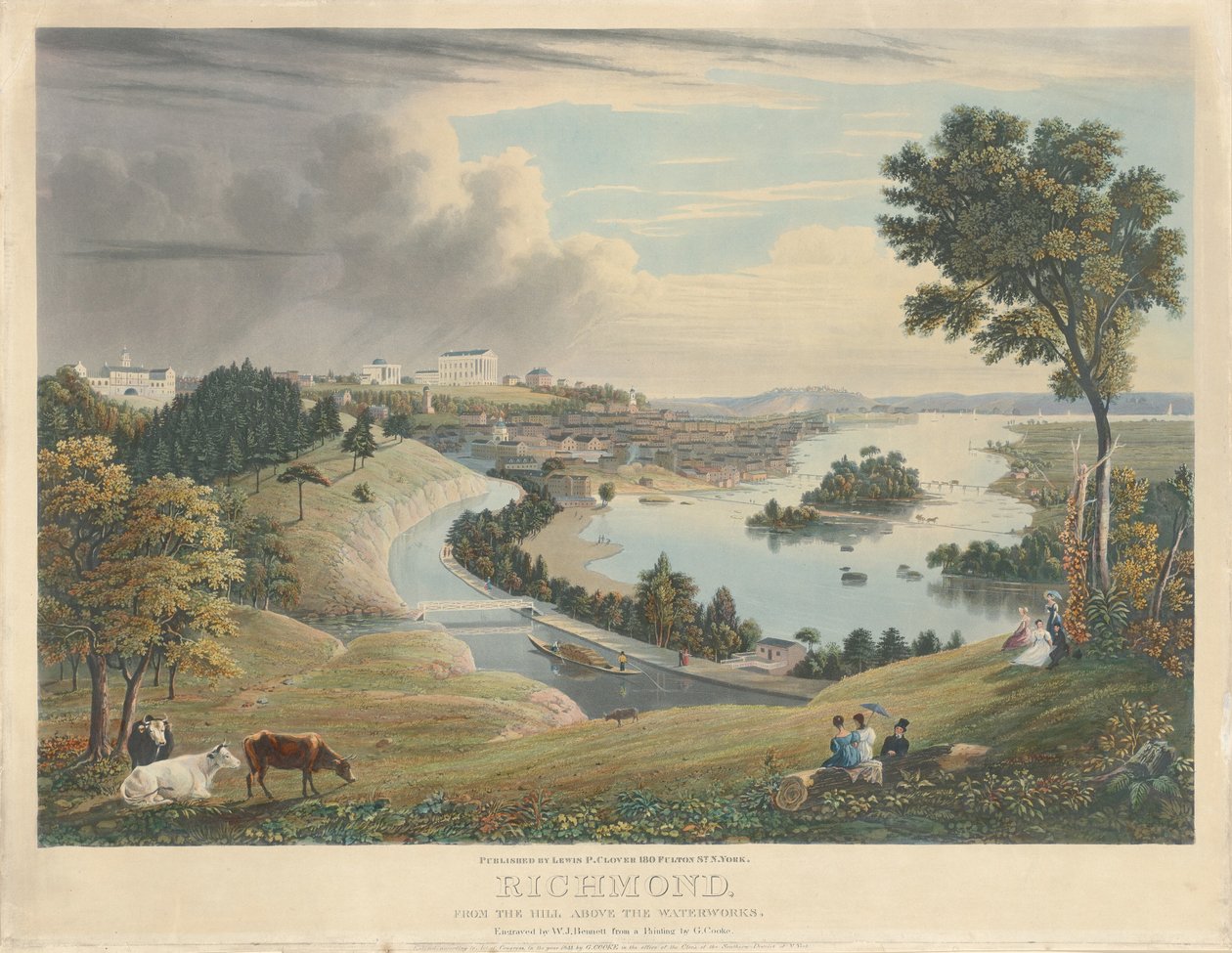 Richmond : de la colline au-dessus des usines d