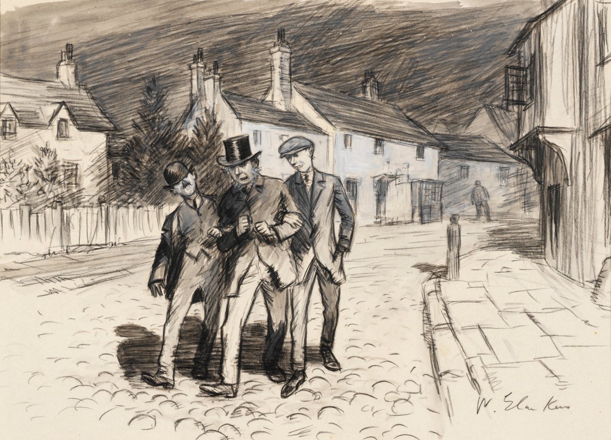 Puis nous sommes tous rentrés chez nous - William James Glackens