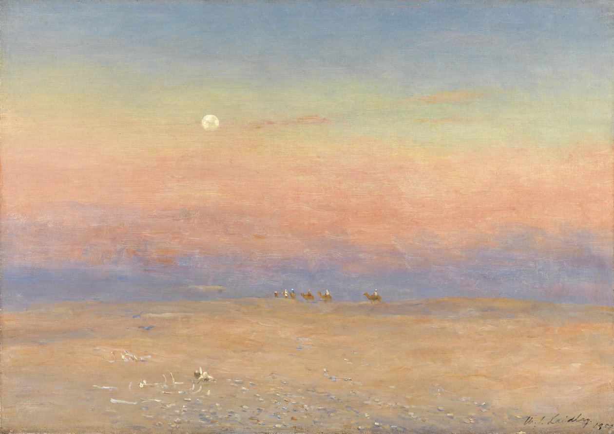 Caravane dans le désert, 1900 - William James Laidlay