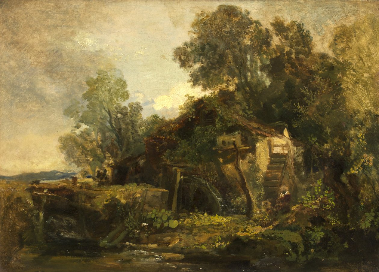 Moulin à Mells, Somerset - William James Muller