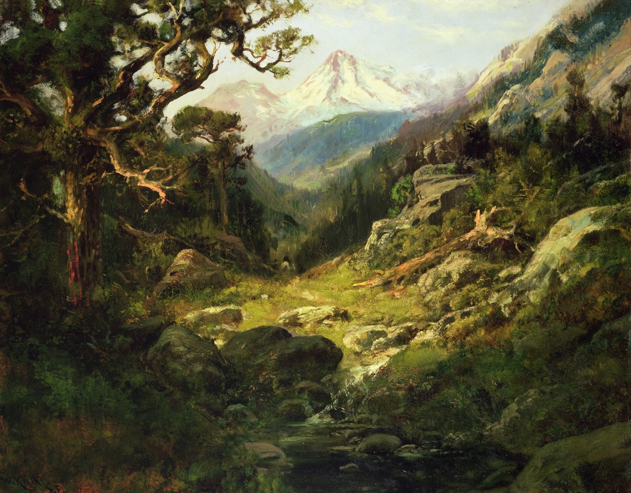 Paysage avec le Mont Shasta - William Keith