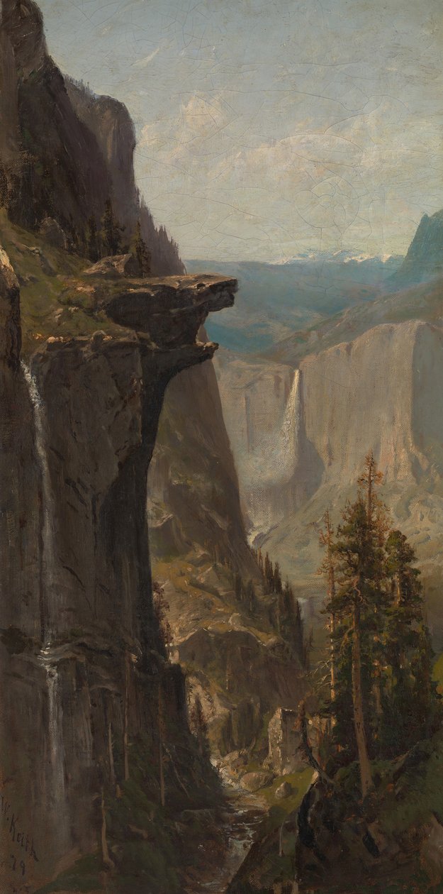 Chutes de Yosemite, depuis Glacier Point, 1879 - William Keith