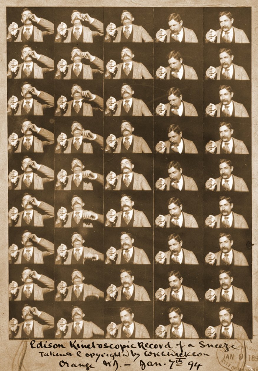 Enregistrement Edison kinétoscopique d