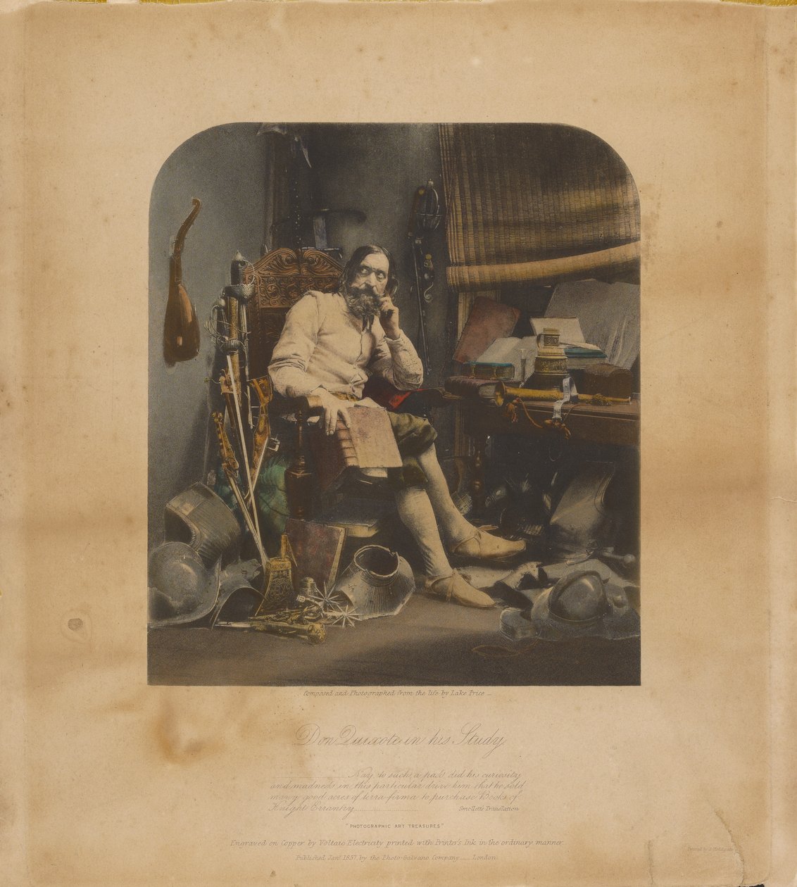 Don Quichotte dans son bureau - William Lake Price