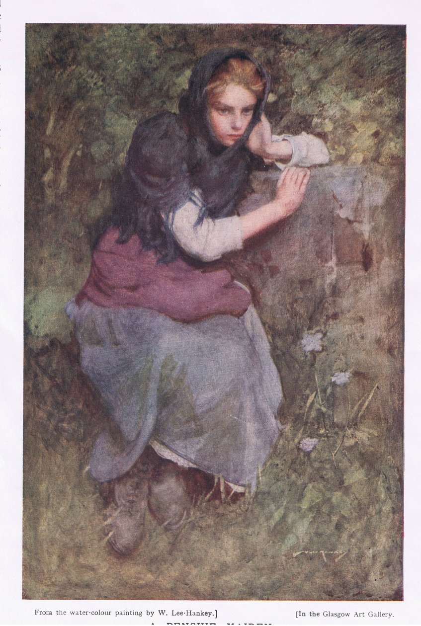 Une jeune fille pensive, du 