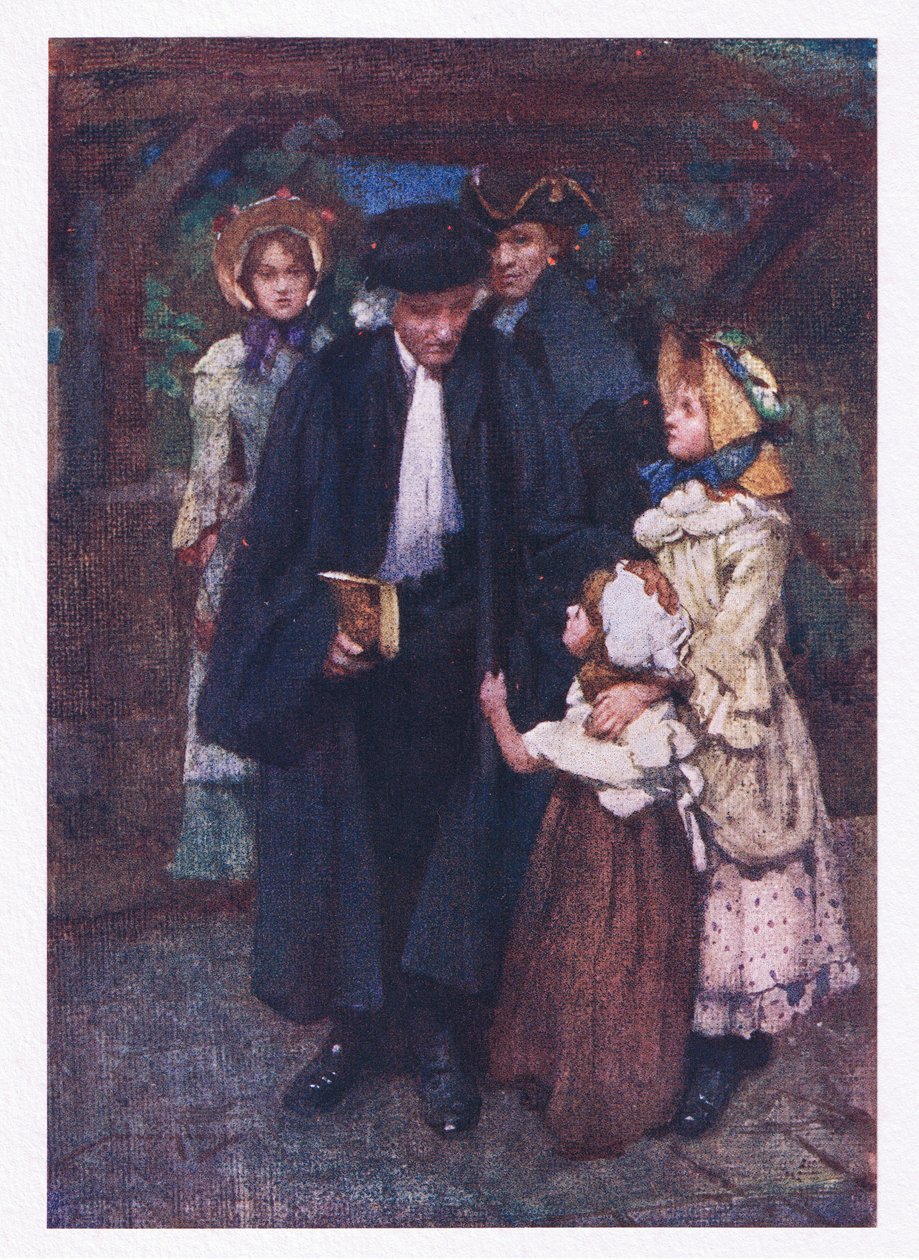 Même les enfants le suivaient avec des ruses attachantes, et tiraient sa robe, pour partager le sourire de l