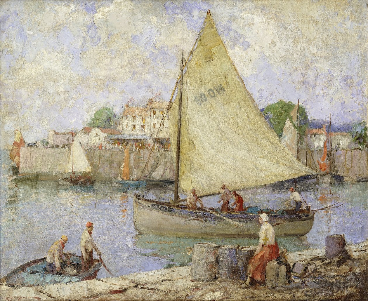 En Route pour le Lieu de Pêche, Honfleur - William Lee Hankey