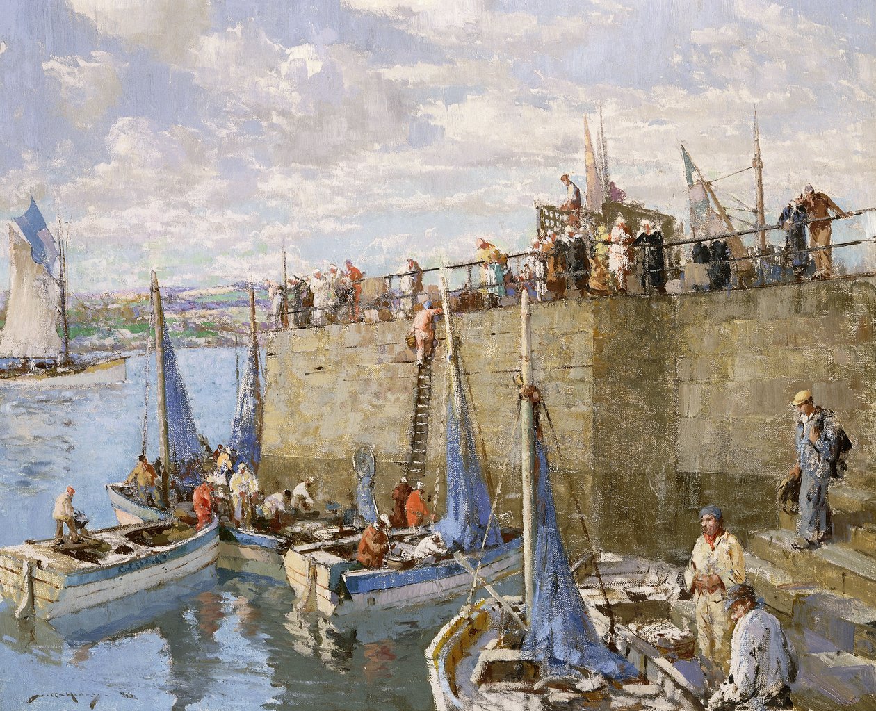 Pêcheurs de sardines, Concarneau - William Lee Hankey